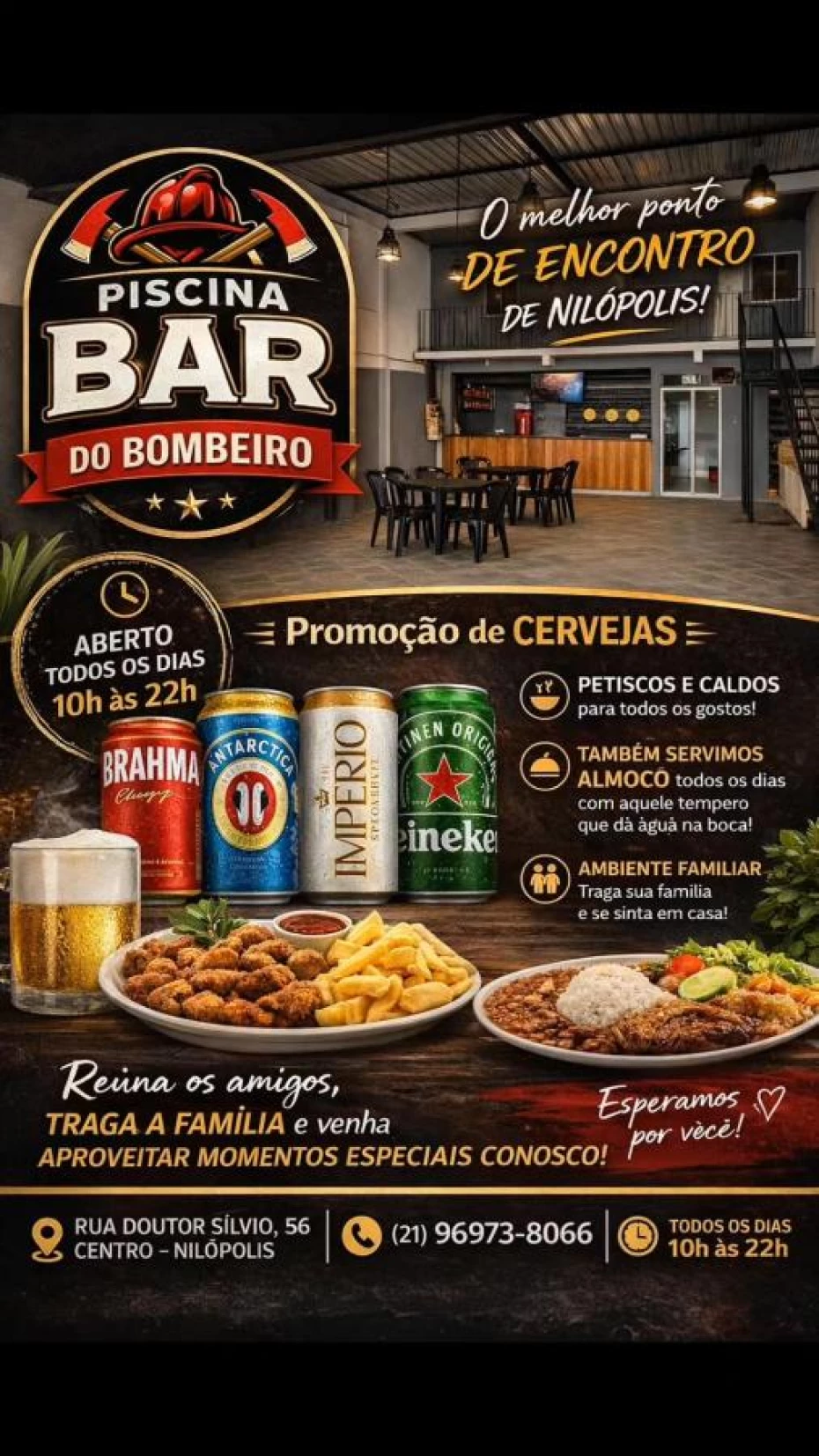 Foto 3:  — Piscina Bar do Bombeiro